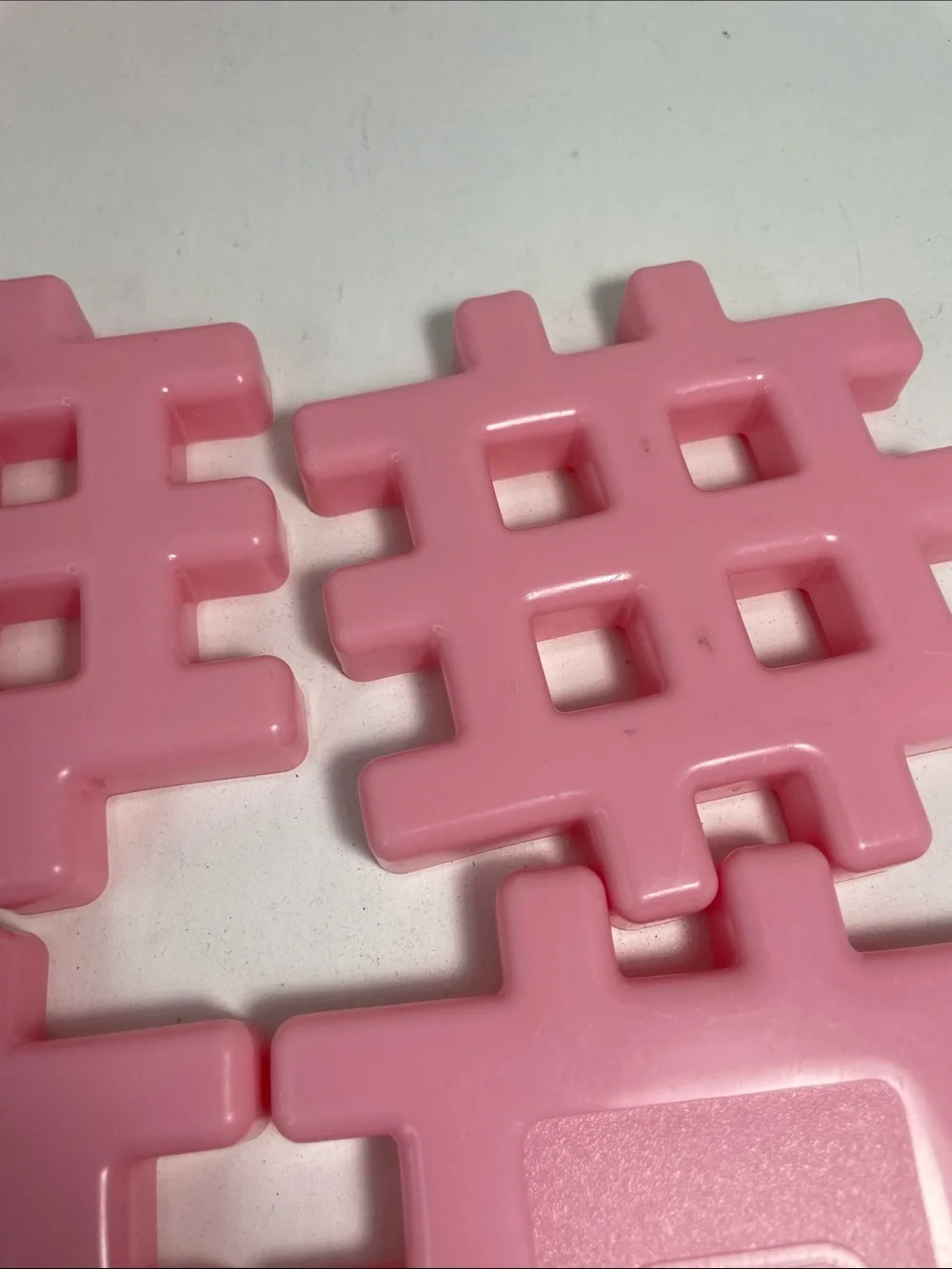 Little Tikes 90s Vintage Pastel Waffle Blocks- Pink, Purple, Baby Blue, Yellow